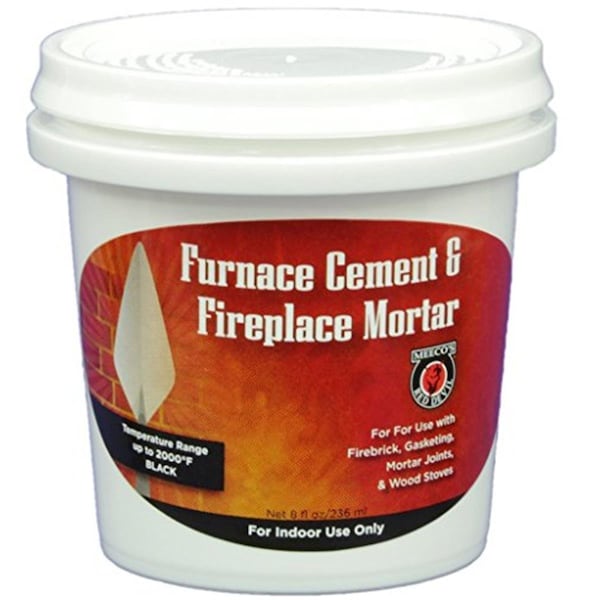 Meeco Manufacturing Meeco Manufacturing 1332 Furnace Cement & Mortar; Black - 0.5 Pint 1332 - main